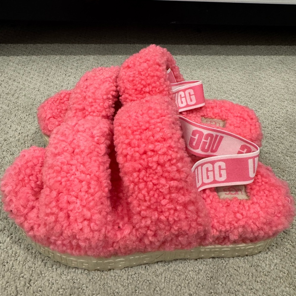 Pink Ugg slipper
